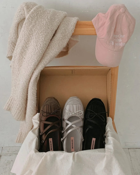 店主推薦🐰霧面拼接蝴蝶結鞋款