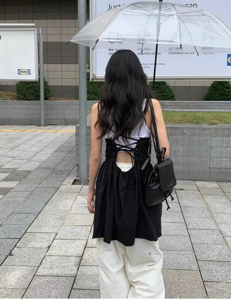 設計感🐈⬛🐾後交叉露背OPS