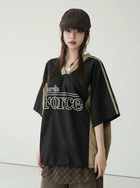 下擺可束✌︎!索索料波衫