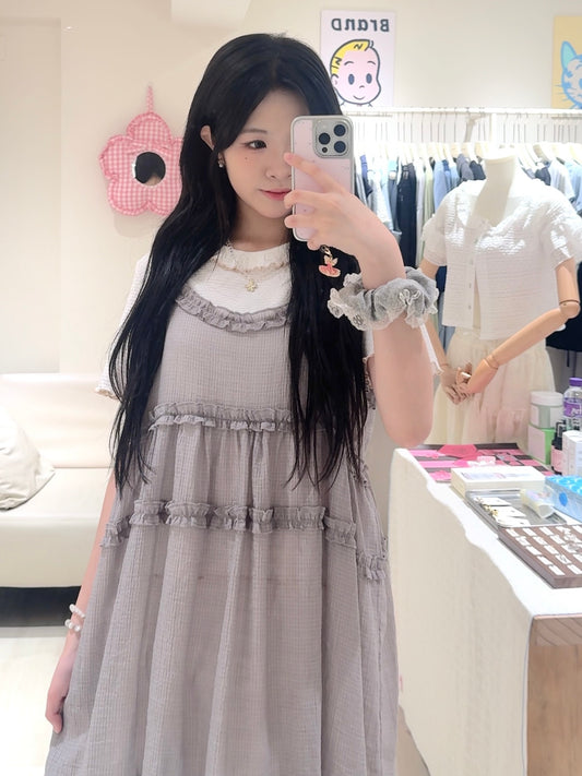 🤍Cake ruffle outer set🍨ྀི