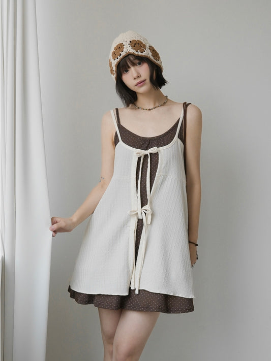 皺皺布綁帶外搭外套