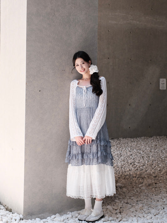 超美垂感Lace長罩裙🦋