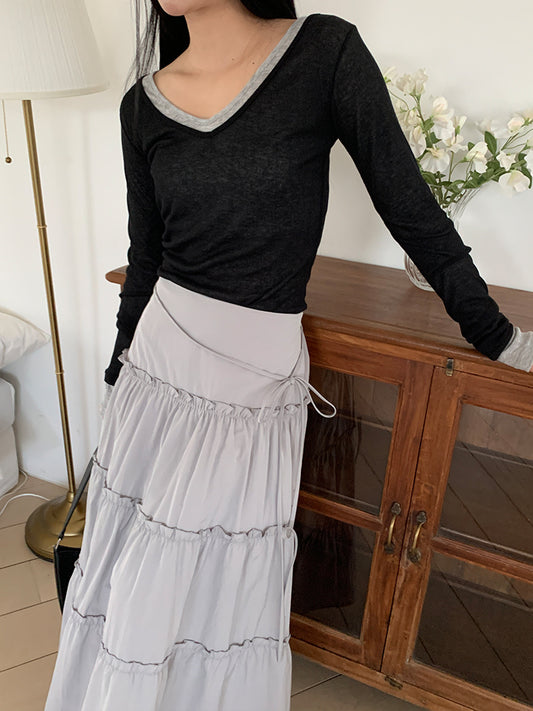 新入荷❣︎超美層次感長裙