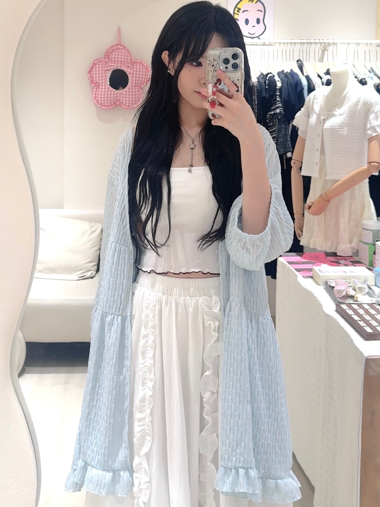 店主推薦♡ᵎᵎ垂直花邊氣球裙
