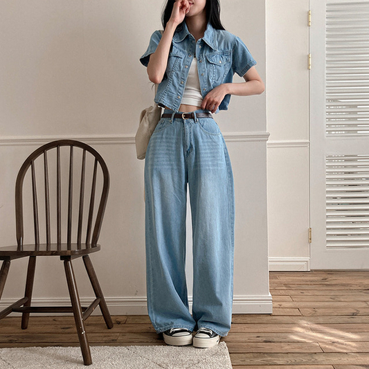 零出錯率⋆⸜♡⸝⋆顯瘦百搭牛仔套裝