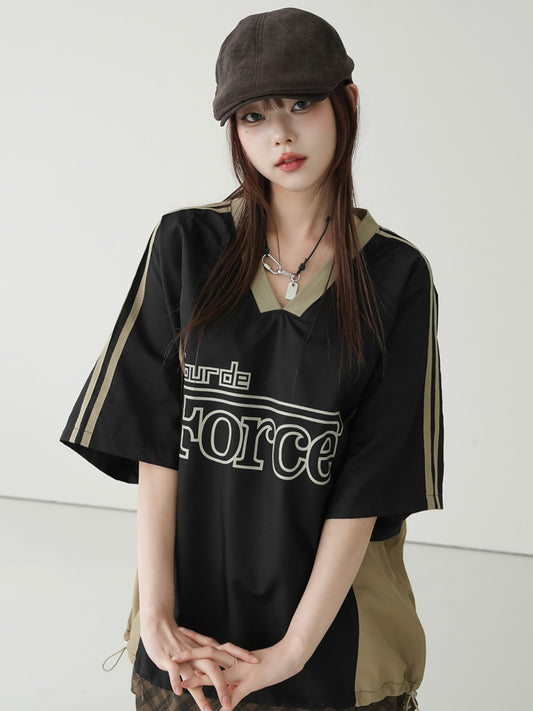 下擺可束✌︎!索索料波衫