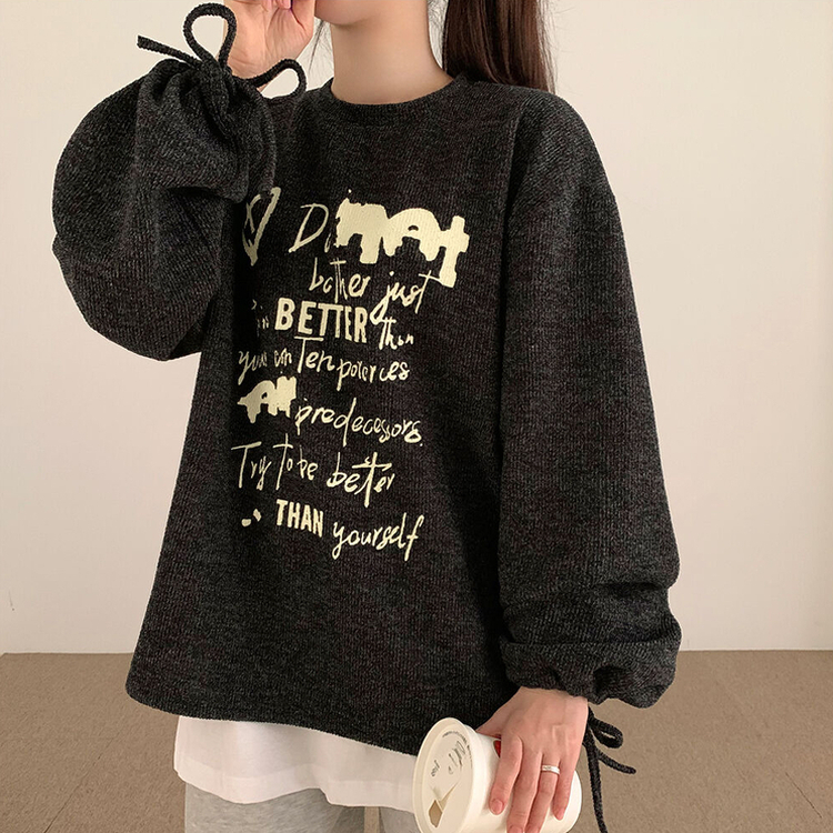 繫帶蝴蝶結圖案Tee