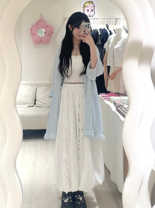 店主推薦♡ᵎᵎ垂直花邊氣球裙