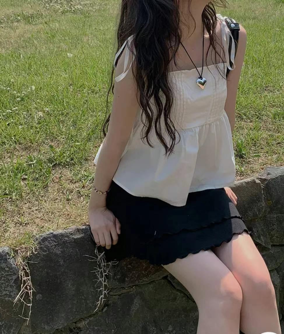 軟糯糯棉質蛋糕短裙