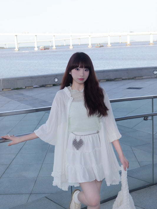 日系重工泡泡半袖外套