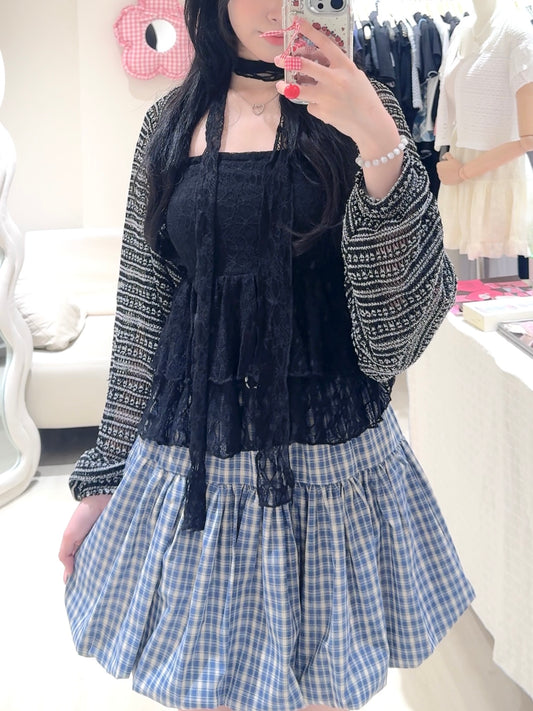 大愛♡︎!蕾絲平口連PAD背心