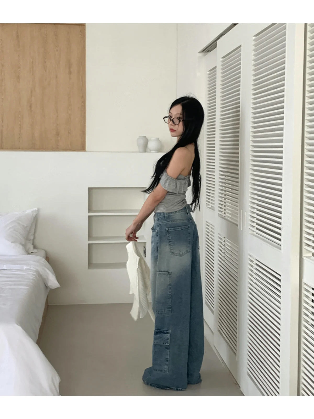 店主自留⸝⸝⸝♡超靚洗水色牛仔褲