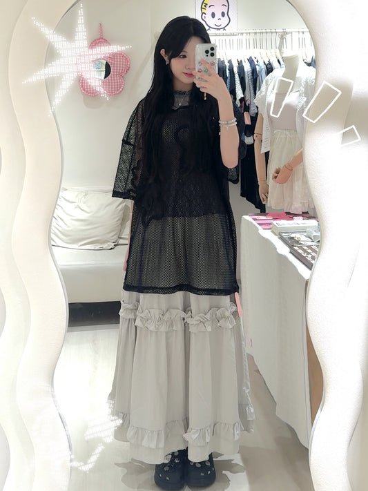 熱賣款!網紋花花罩衫