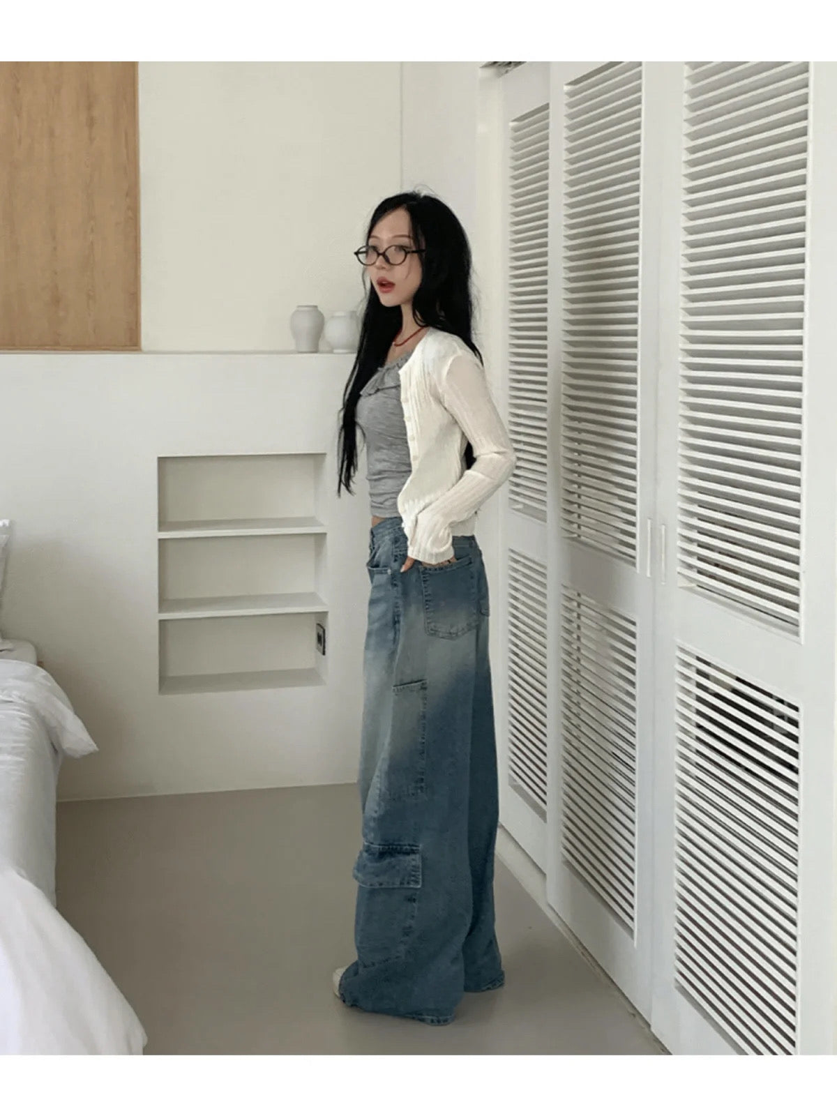 店主自留⸝⸝⸝♡超靚洗水色牛仔褲