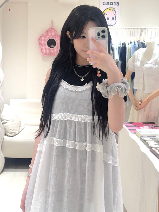 鬆緊腰豹紋A cut長裙🐆