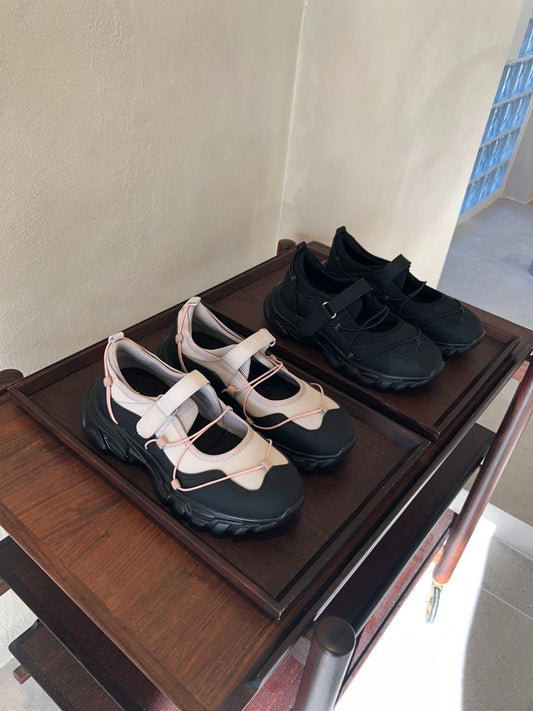 機能風魔術貼瑪麗珍女鞋