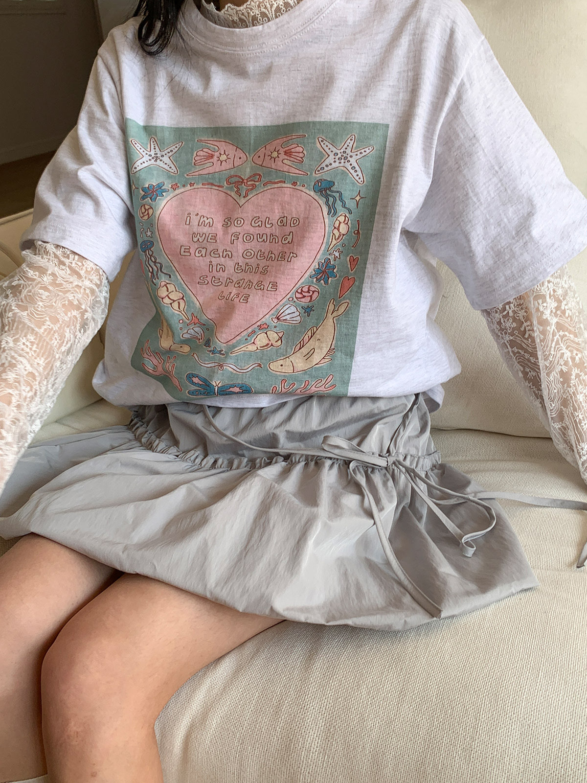 【可愛擔當🥨】鬆緊腰花苞短裙