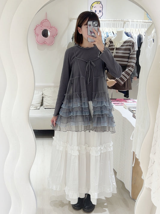 超吸睛♡ᵎ莎莎拼色蛋糕背心