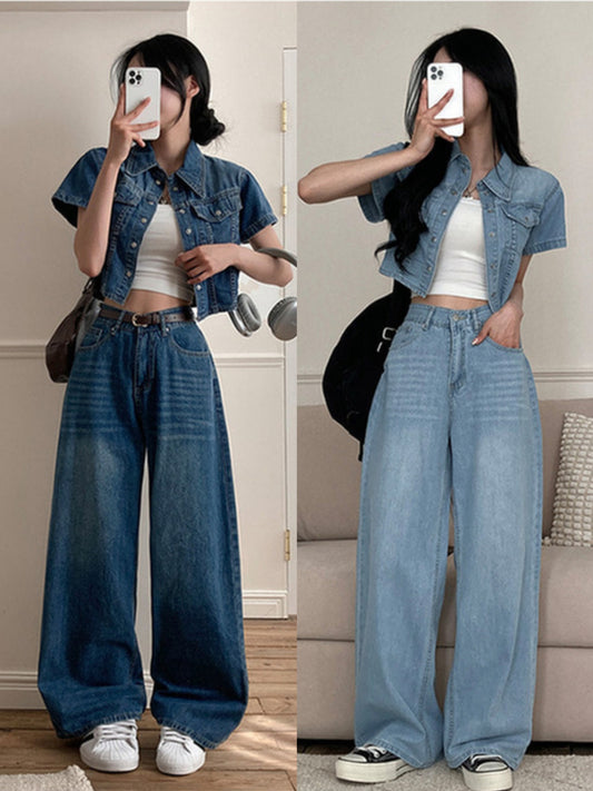 零出錯率⋆⸜♡⸝⋆顯瘦百搭牛仔套裝