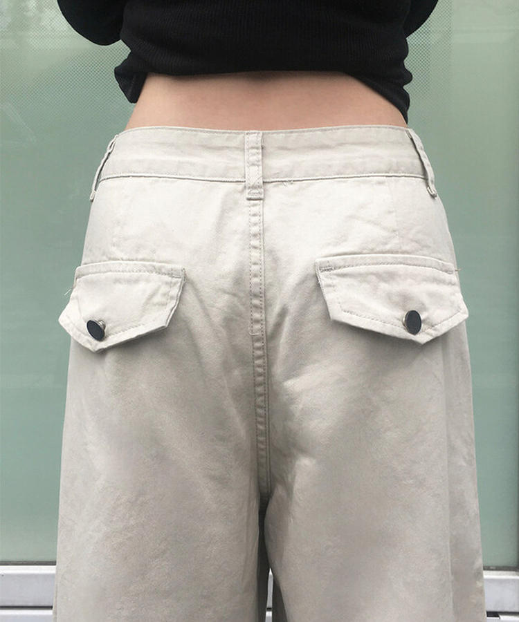 春夏薄款顯瘦闊腿褲