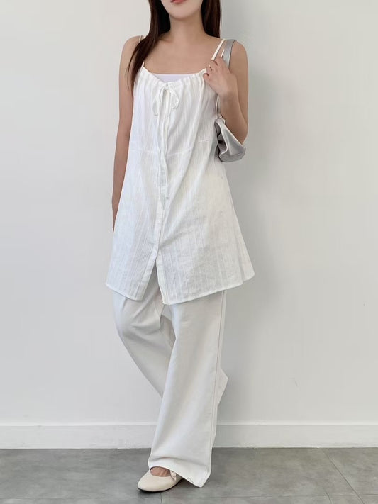 人氣熱賣🌸抽繩排釦OPS