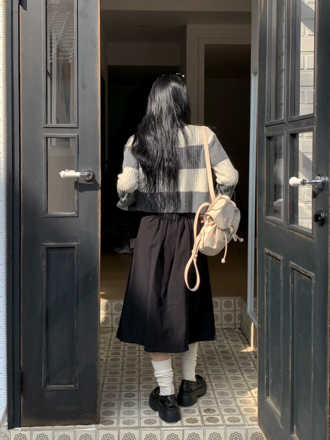 【秋冬vibe🍂】棉麻打褶半身裙