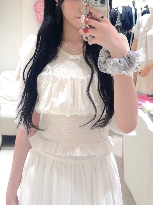 日系莎莎綁帶背心套裝