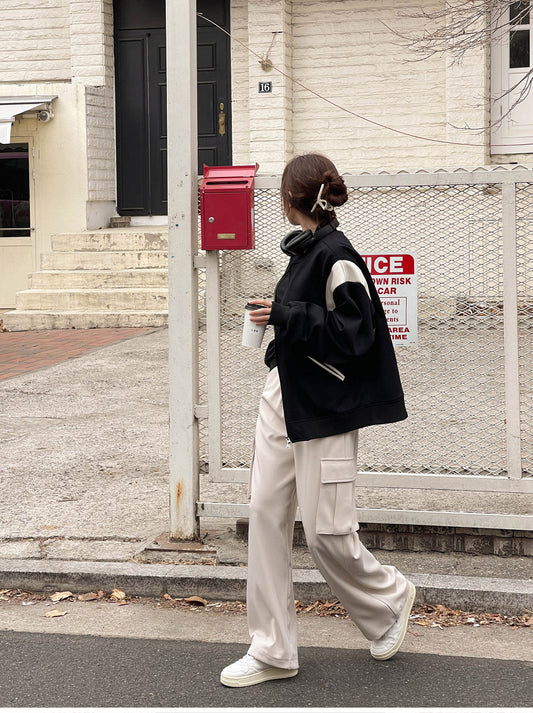 3種長度.ᐟ.ᐟ鬆緊腰休閒工裝褲