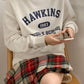 Hawkins 1983 crop hoodie