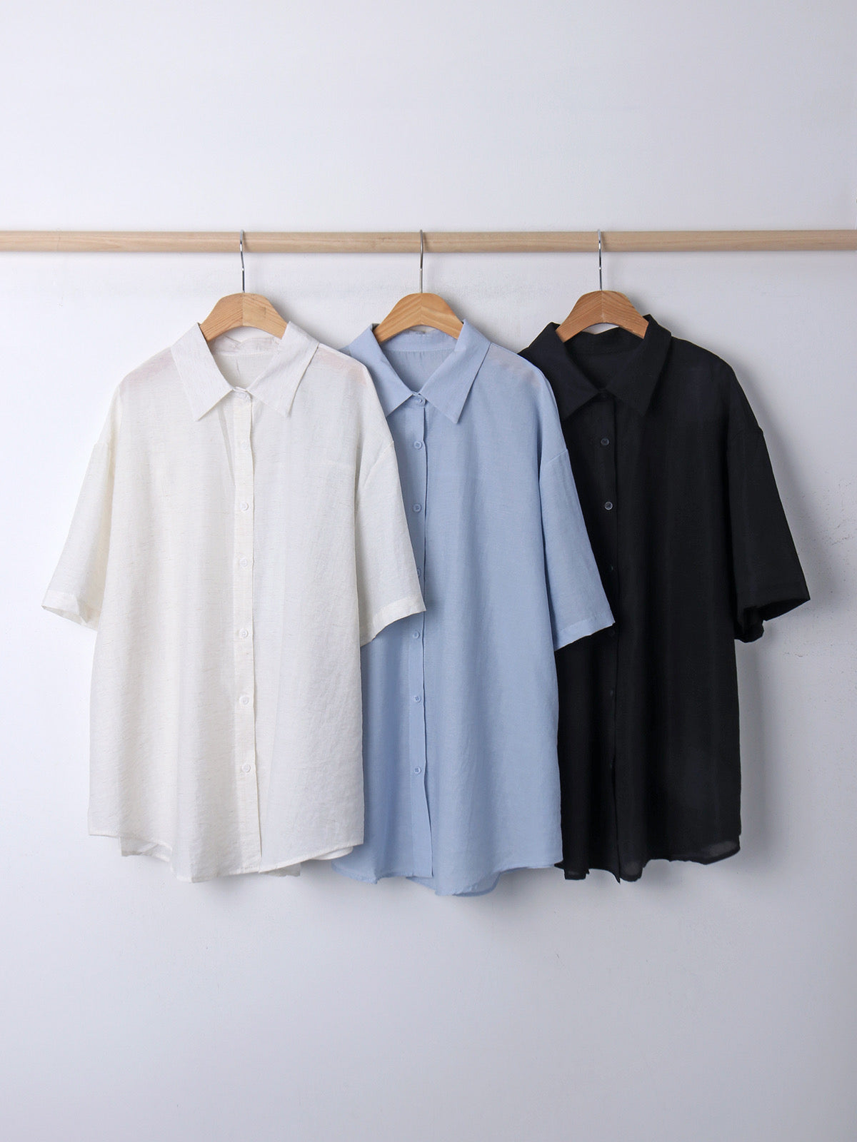 Summer basic oversized shirt