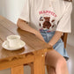 Bear oversized tee