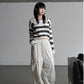 Nund layered striped knitwear