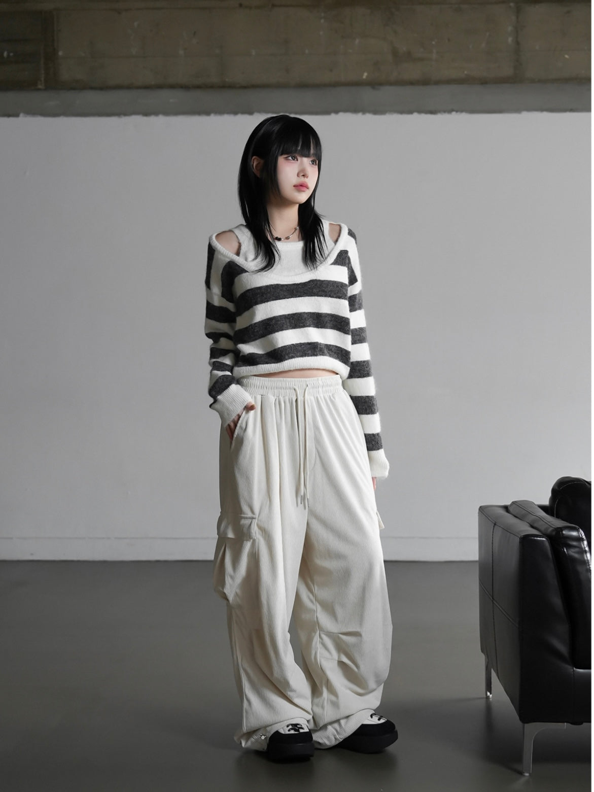 Nund layered striped knitwear