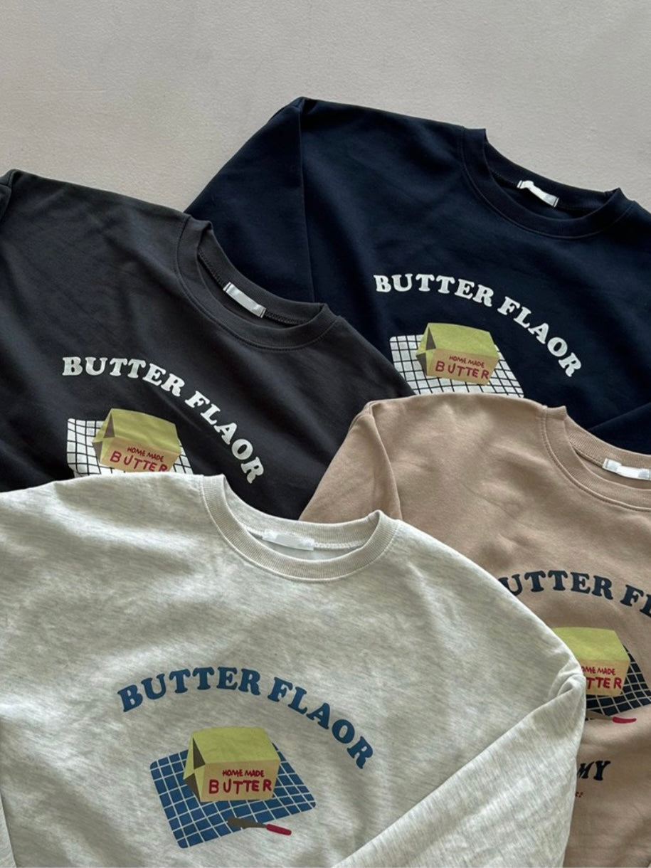 Butter flaor sweatshirt