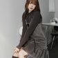 【絨面】robinie velvet mini dress