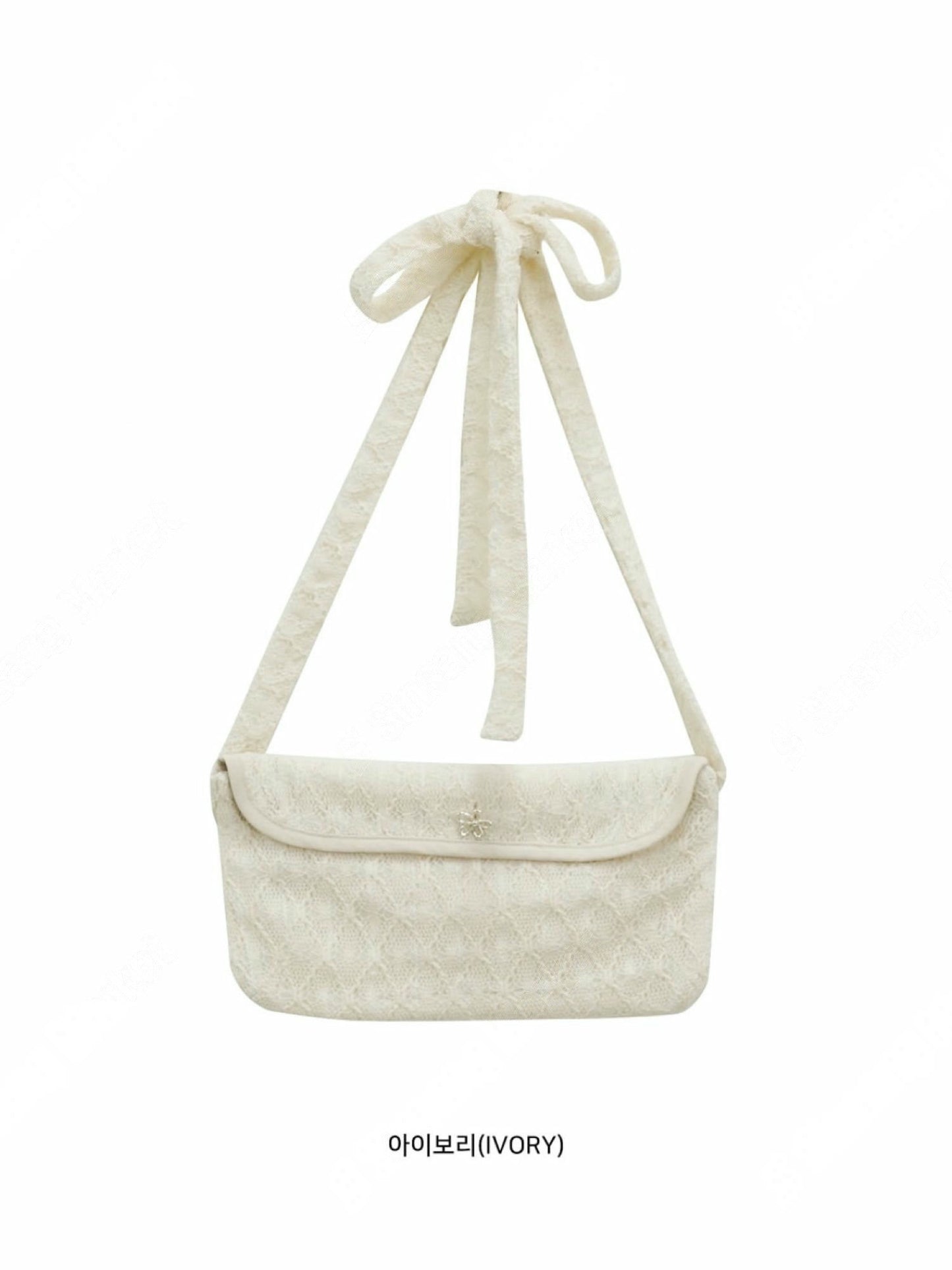 長度可調整!蕾絲花花扣袋仔