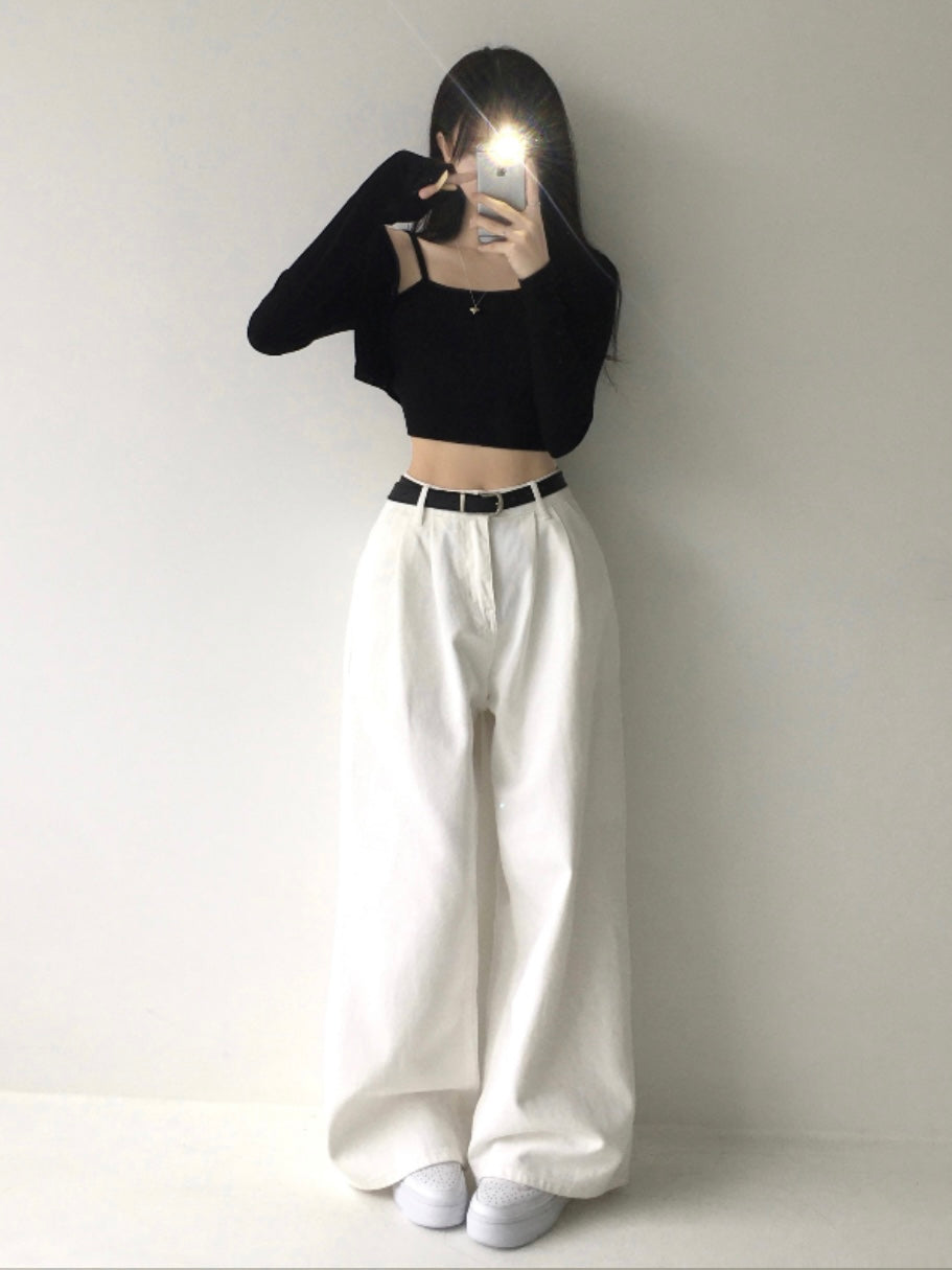 【肉肉消失術💞】Vibe pintuck cotton pants