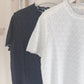 蝴蝶結暗紋ruffle tee