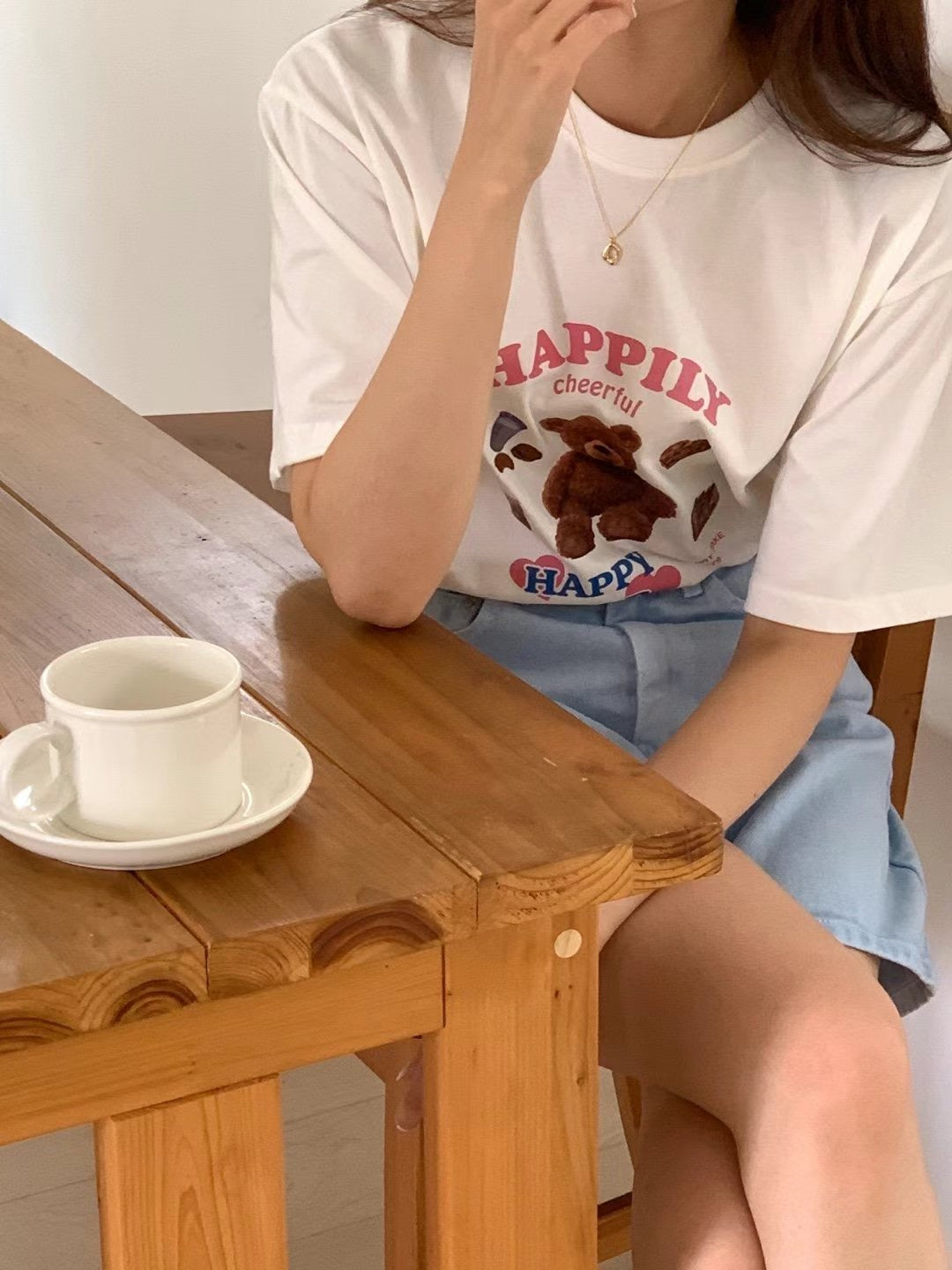 Bear oversized tee