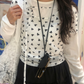 蝴蝶結綁帶網紗Tee