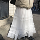 層疊式荷葉邊蛋長裙