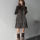 【絨面】robinie velvet mini dress