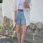 Summer basic oversized shirt