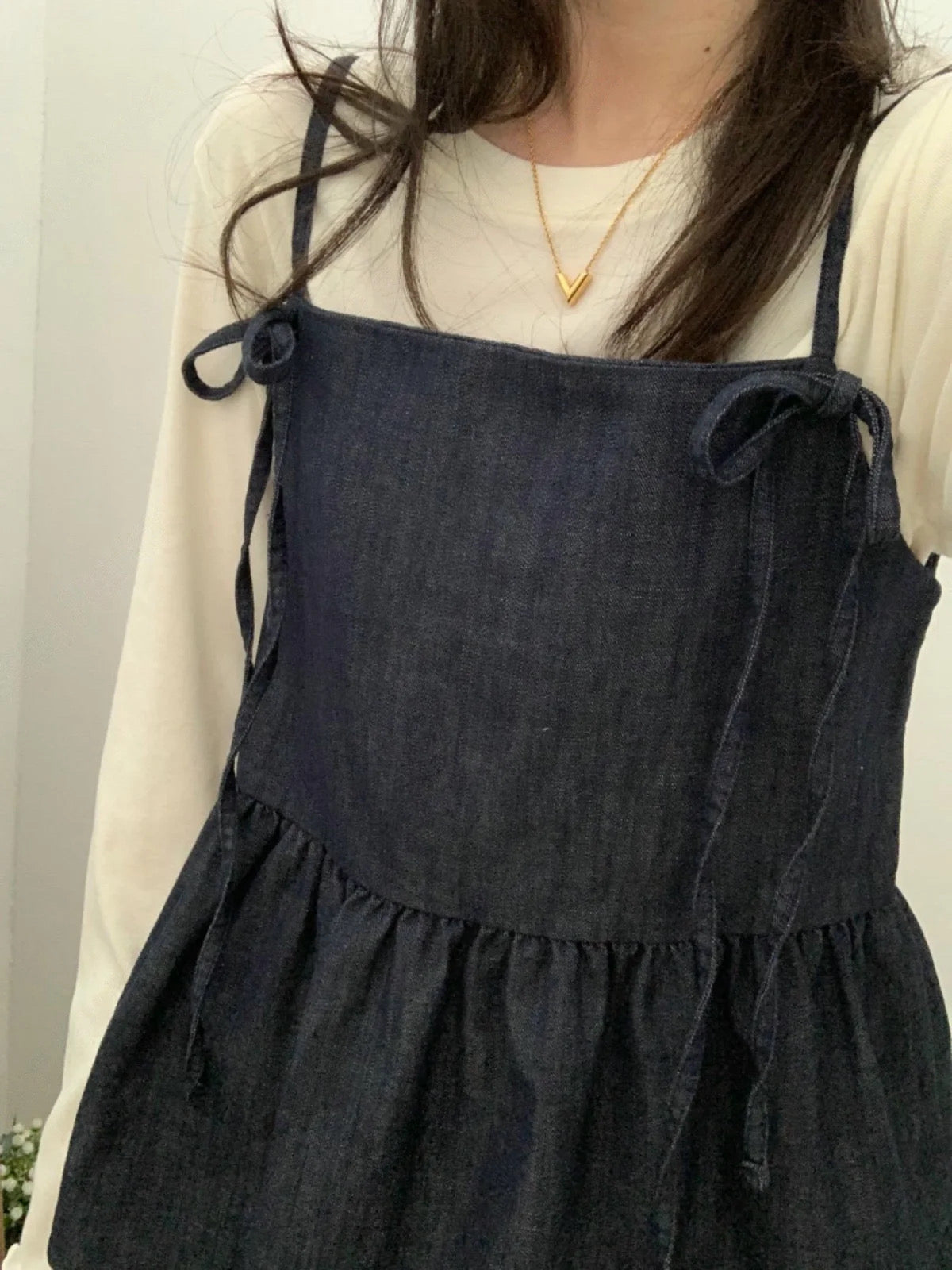 深藍色系牛仔套裝💙
