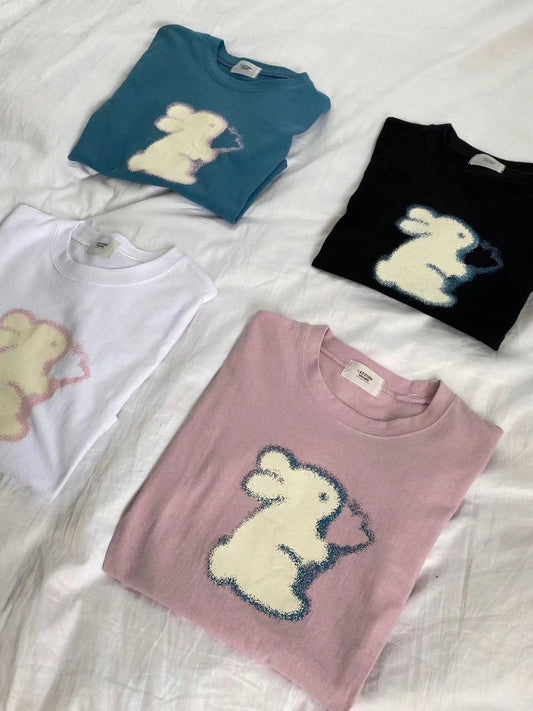 噴漆兔仔🐰Crop tee