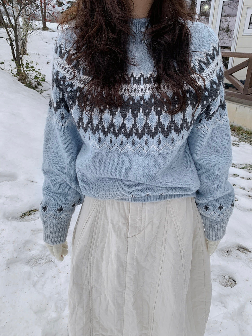 【冬日限定☃️】Snow nordic knit