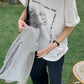 Q爆🐶線條狗狗Oversized tee