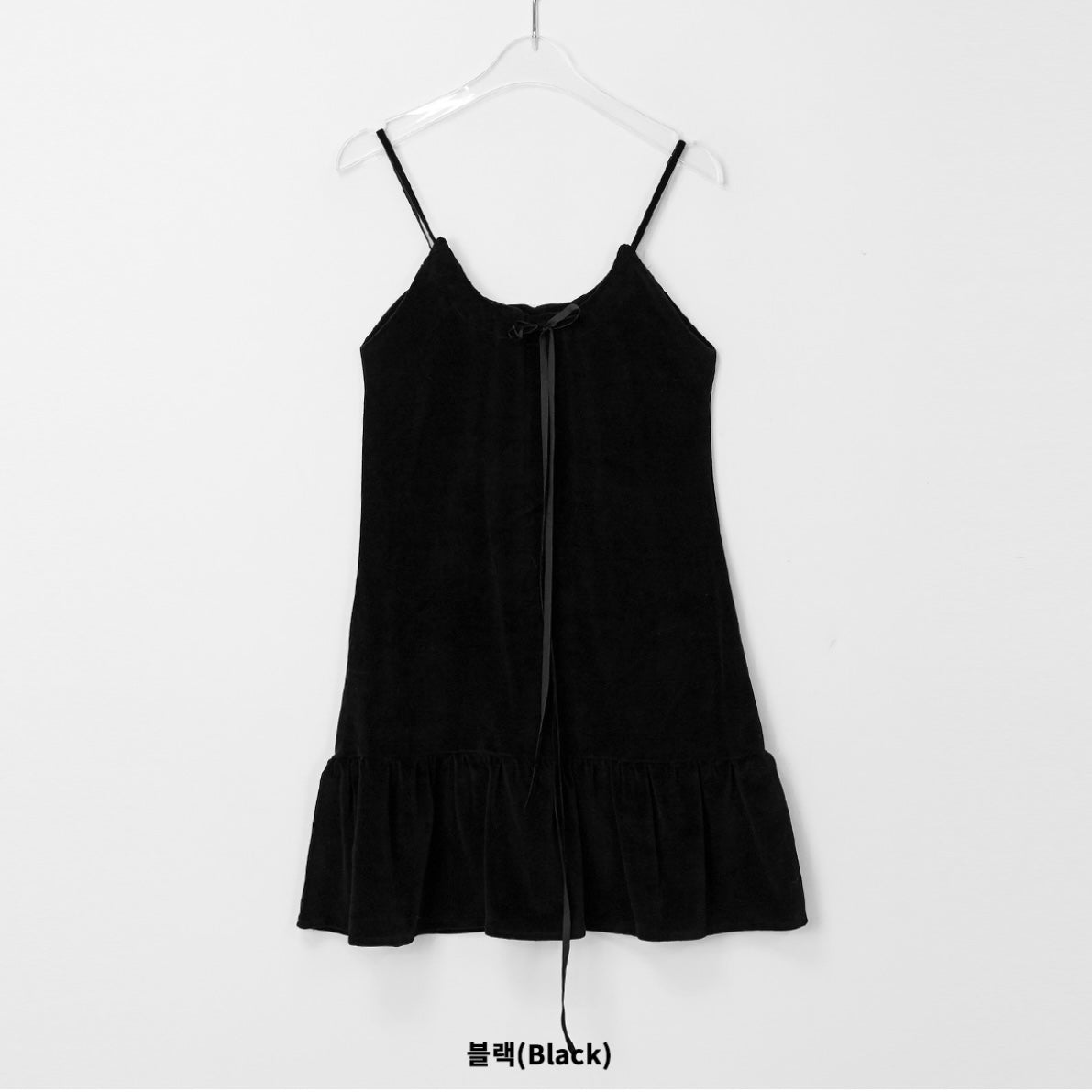 【絨面】robinie velvet mini dress