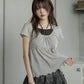 自留⋆౨ৎ˚假兩件ruffle top