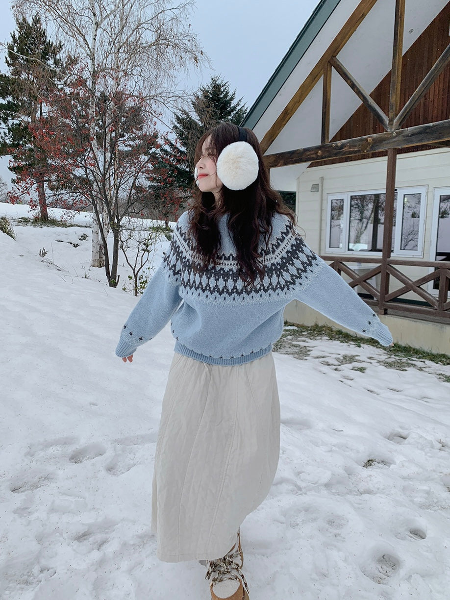 【冬日限定☃️】Snow nordic knit